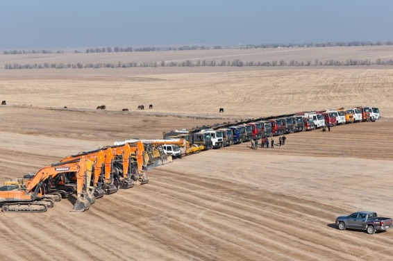 Шымкентте оңтүстік аймақтағы ең ірі жылыжайдың құрылысы басталды