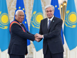 Қасым-Жомарт Тоқаев Еуропалық Кеңес Президентін І дәрежелі «Достық» орденімен марапаттады