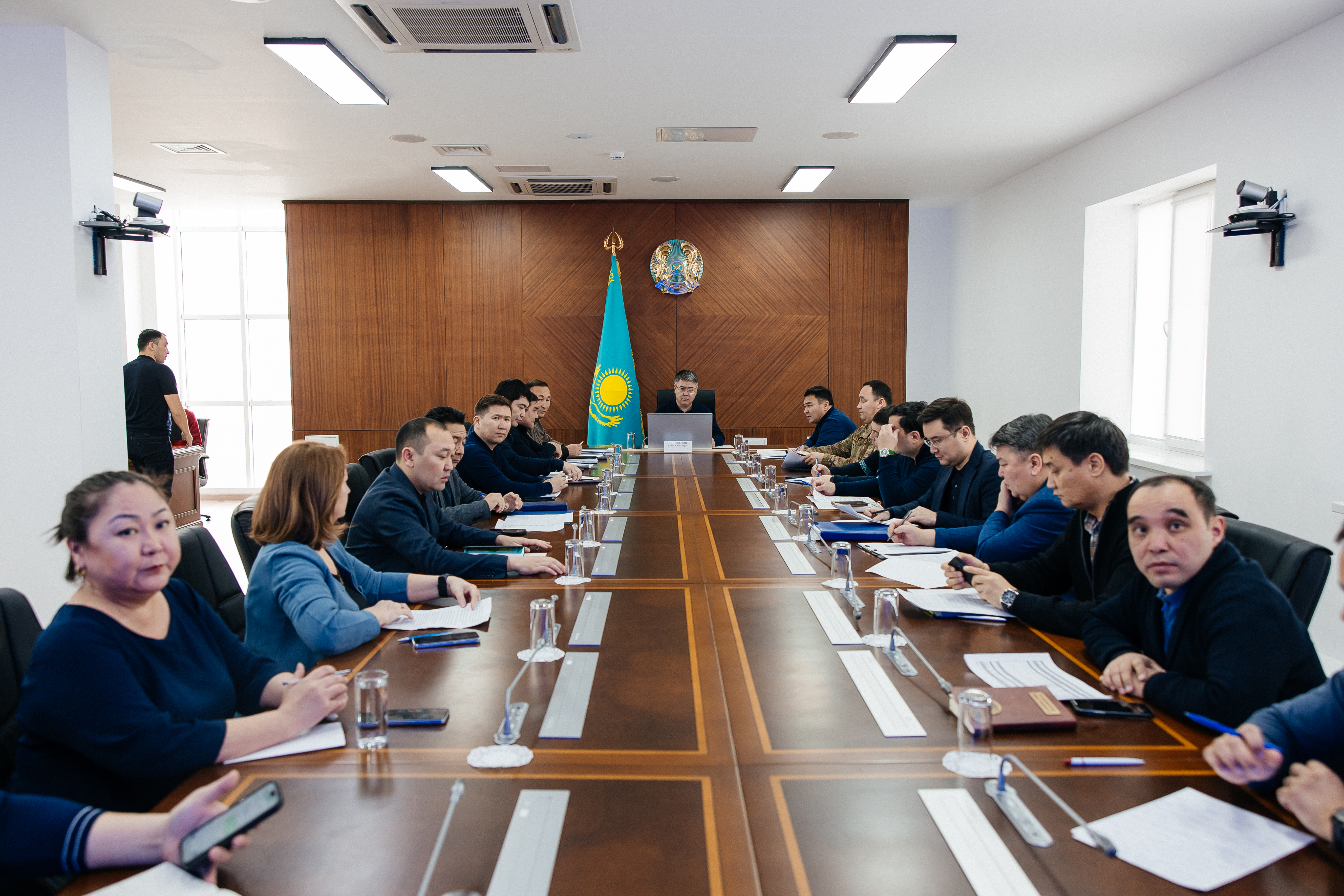 Атырау облысында қолайсыз ауа райының салдарын жою жөніндегі жедел штаб отырысы өтті