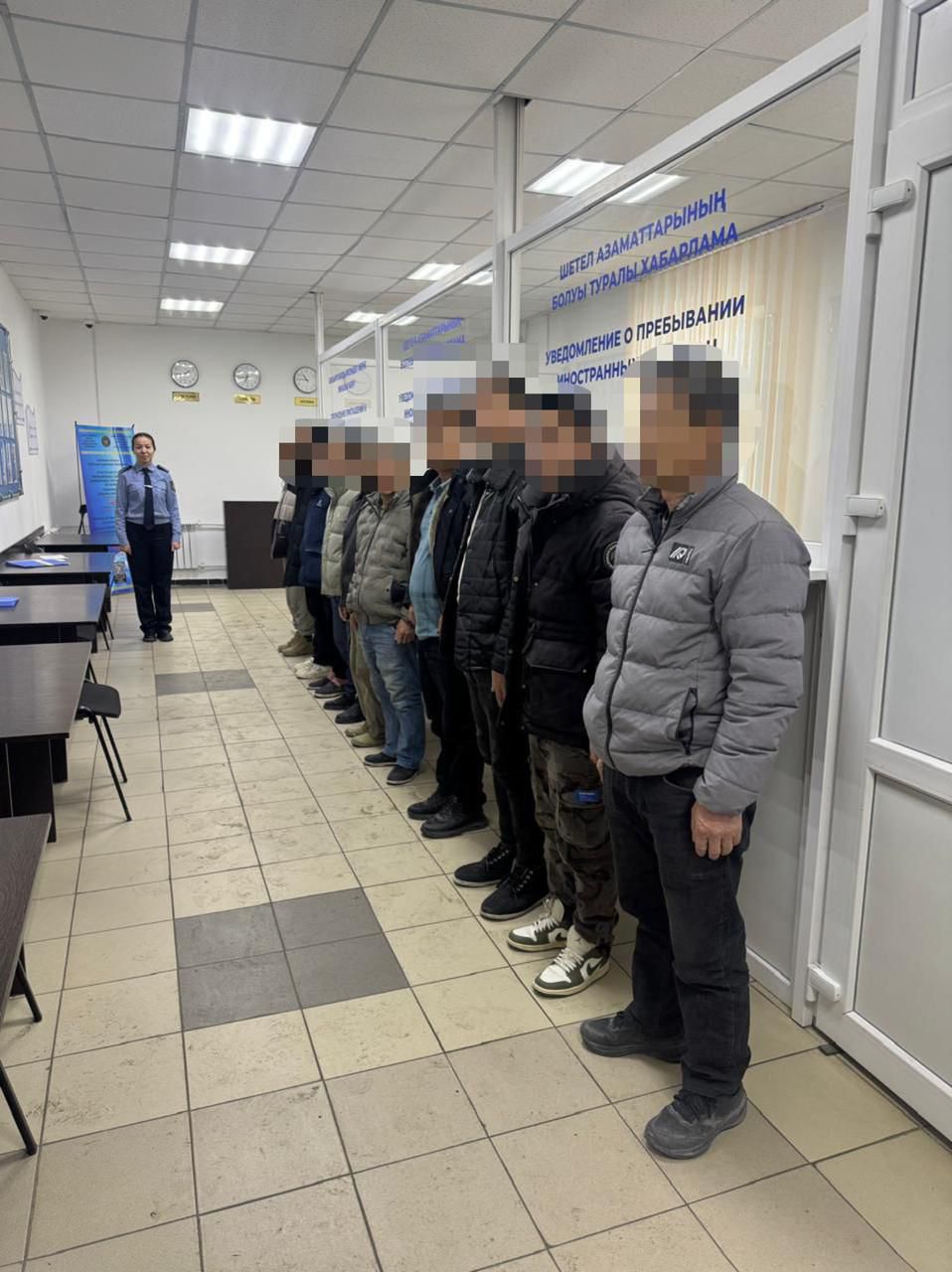 Қостанайда заңсыз жұмыс істеп жүрген шетелдіктер ұсталды