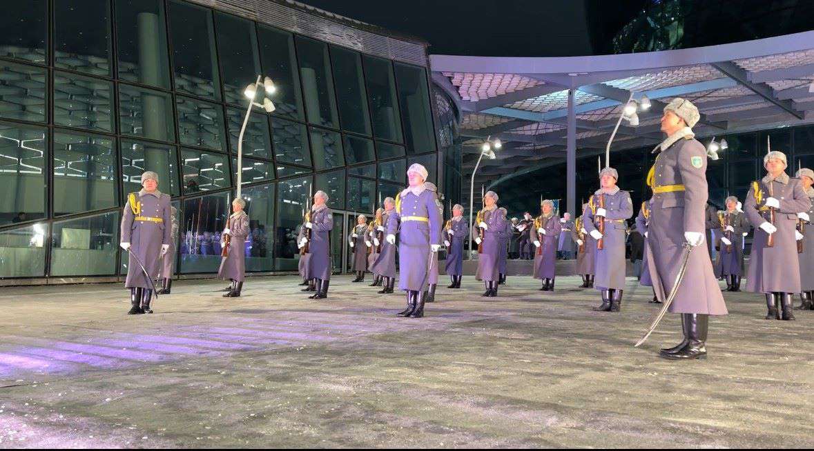 Бауыржан Момышұлының мерейтойына орай плац-концерт өтті