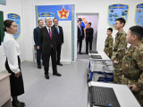 Мемлекет басшысы Тараздағы әскери мектеп-интернатқа барды