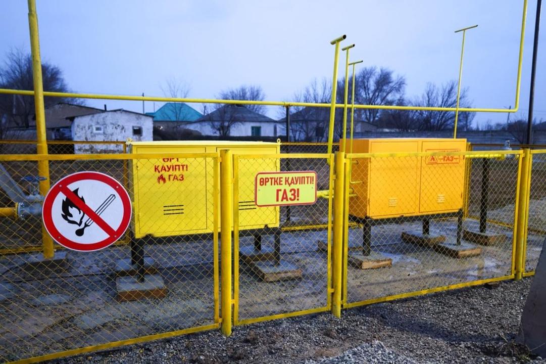 Шымкенттегі екі тұрғын үй алабына газ берілді
