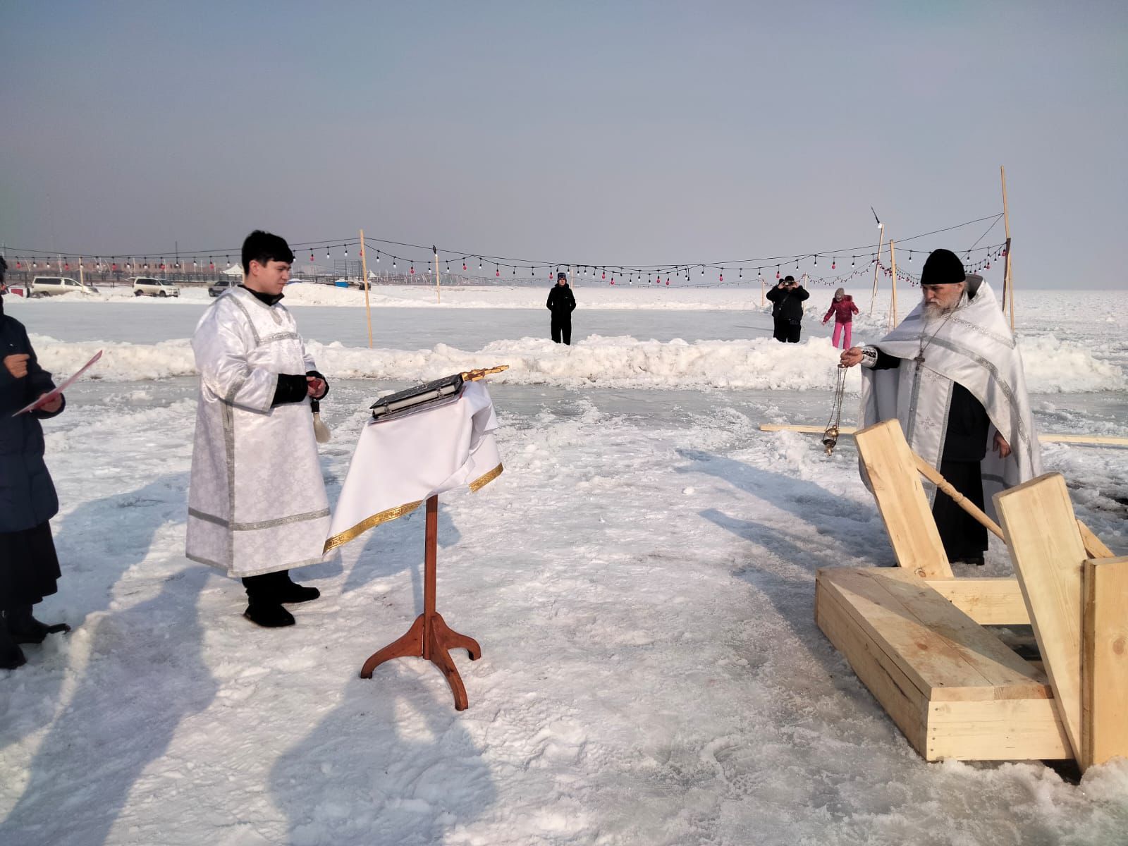 Алматы облысында суға шомылу рәсімі өтіп жатыр