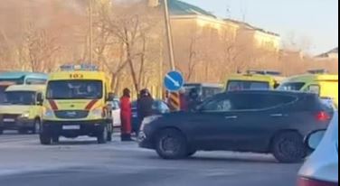 Қарағандыда жедел жәрдем көлігі апатқа ұшырады: Зардап шеккендер бар