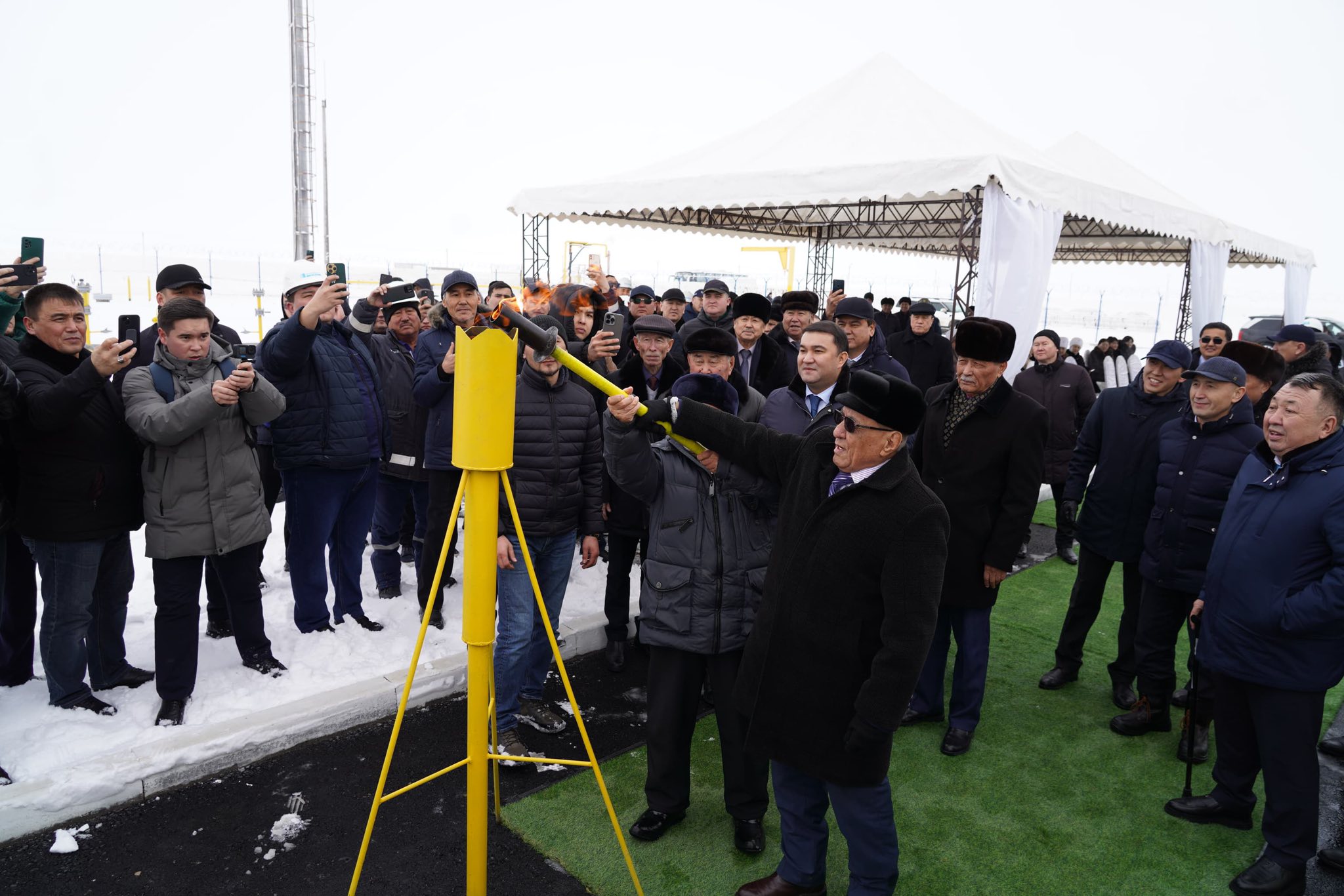 Созақ ауданы табиғи газ желісіне қосылды