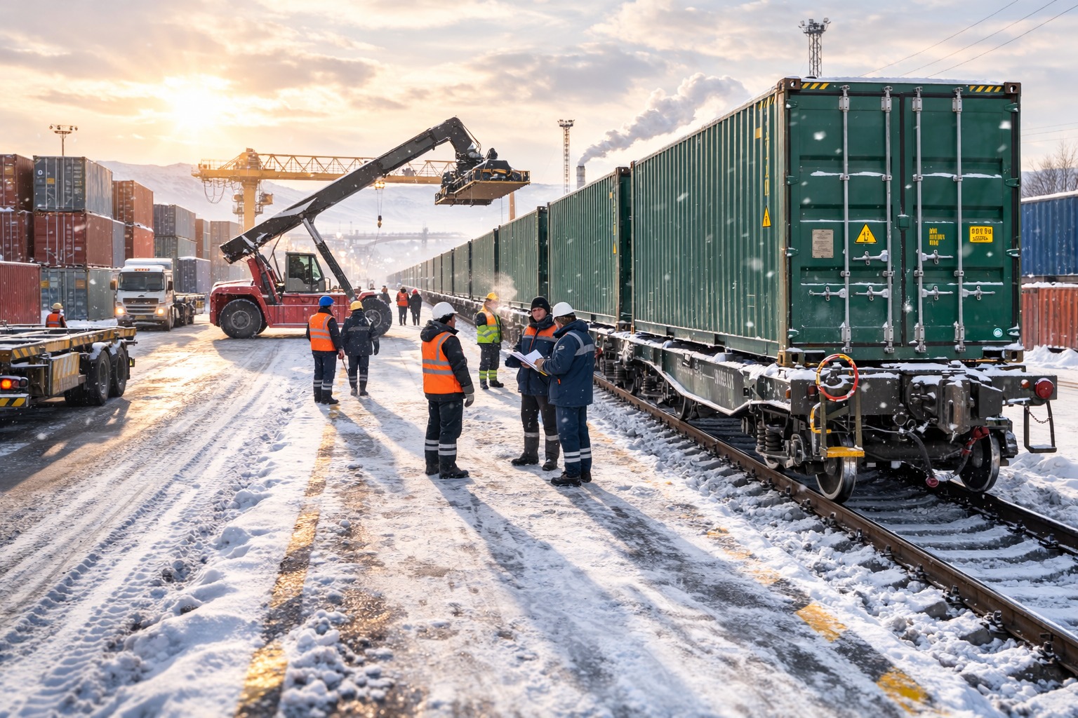 Шығыста экспорттық жүк тасымалы артты