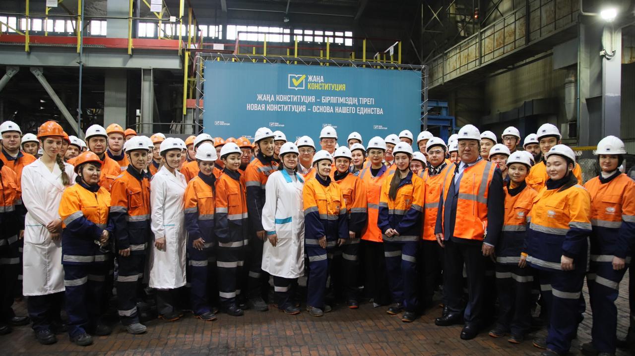 «Қазцинк» ұжымы конституциялық реформаны қолдады