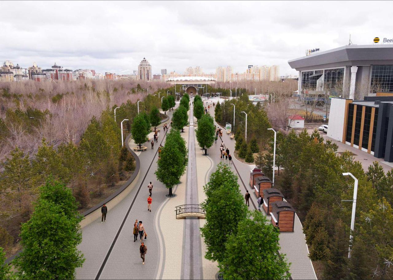 Астанадағы Орталық саябақ заманауи талапқа сай жаңғыртылады