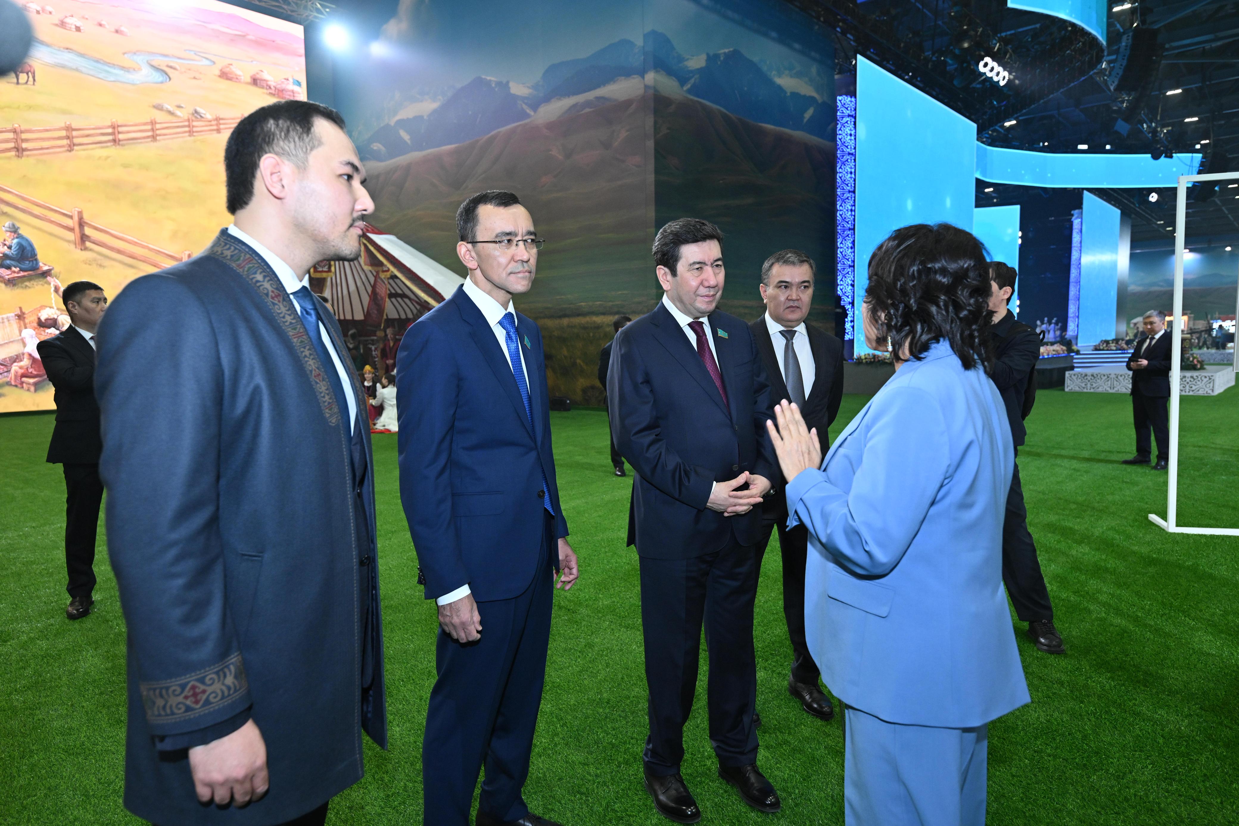 Парламент Палаталарының спикерлері Наурыз мейрамына арналған мерекелік іс-шараларға қатысты