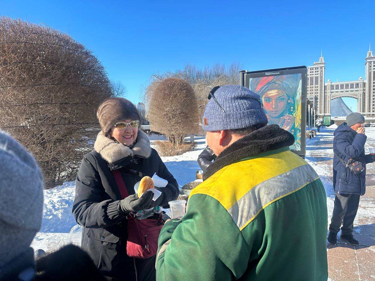 Егде волонтердің елеулі ісі