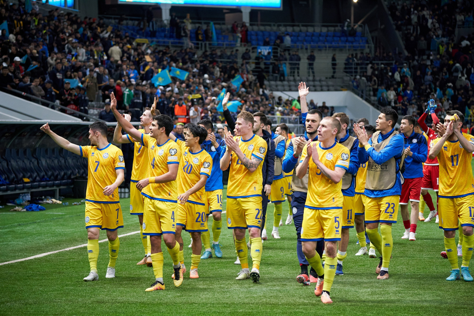 Қазақстан құрамасы ФИФА рейтингінде 110-орынға көтерілді