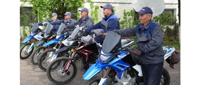 «Қазсушар» филиалдарына 130 жаңа мотоцикл берілді