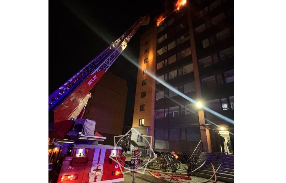 Петропавлда тұрғын үй өртінен 100-ден астам адам эвакуацияланды